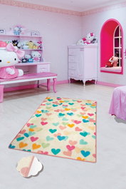 Conceptum Alfombra Hearts Multicolor 140 x 190 cm